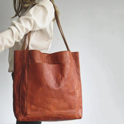 JansenStyle™ Dagmar - Elegante leren handtas