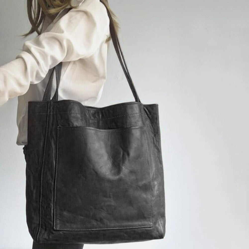 JansenStyle™ Dagmar - Elegante leren handtas